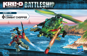 Bedienungsanleitung Kre-O set 38954 Battleship Combat chopper