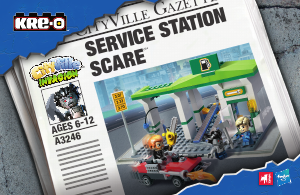 Manual Kre-O set A3246 CityVille Invasion Service station scare