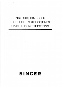 Manual de uso Singer SM14 Máquina de coser