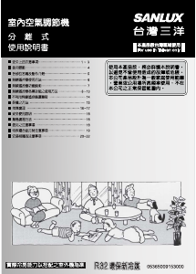 说明书 三洋SANLUX SAC-V86HR 空调