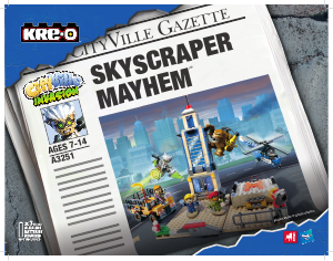 Mode d’emploi Kre-O set A3251 CityVille Invasion Grabuge dans le gratte-ciel