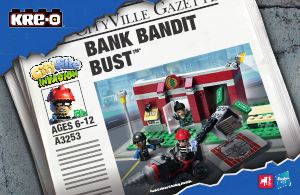 Manual de uso Kre-O set A3253 CityVille Invasion Banco bandido busto