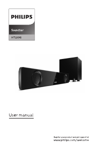 Manual Philips HTL1041 Speaker