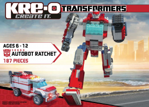 Instrukcja Kre-O set 30662 Transformers Autobot Ratchet