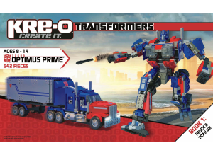 Mode d’emploi Kre-O set 30689 Transformers Optimus Prime