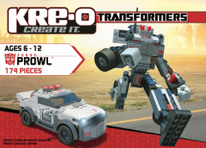 Manual de uso Kre-O set 30690 Transformers Prowl