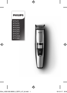 Manual Philips BT5200 Aparador de barba