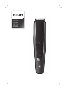 Manual Philips BT5502 Aparador de barba