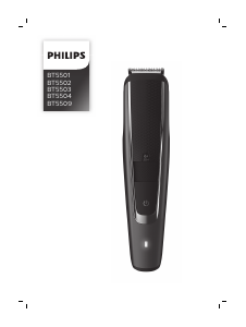 Manual Philips BT5509 Beard Trimmer