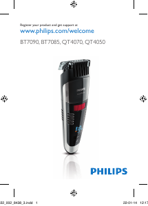 Brugsanvisning Philips BT7090 Skægtrimmer