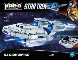 Manuale Kre-O set A3137 Star Trek U.S.S. Enterprise