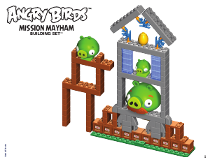 Handleiding K'nex set 72613 Angry Birds Mission mayham