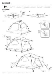 Handleiding Vango Danu Hub Tent