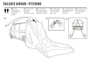 Manual Vango Tailgate AirHub Low Awning