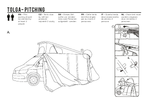 Manual Vango Tolga Air VW Awning