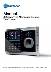 Manual Safescan TA 955 Time Attendance System
