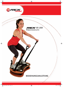 Manual Rex VX-200 Vibration Plate