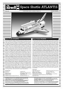 Manuale Revell set 04544 Space and Scifi Space shuttle Atlantis