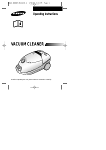 Manual Samsung VC-7423V Vacuum Cleaner