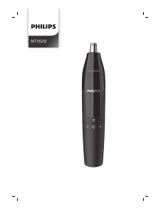 Käyttöohje Philips NT1620 Nenäkarvatrimmeri