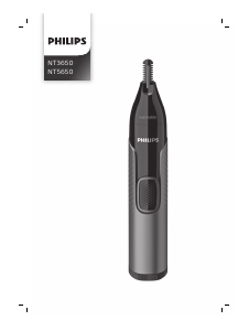 Mode d’emploi Philips NT5650 Tondeuse nez