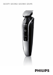 Kullanım kılavuzu Philips QG415 Saç kesme makinesi