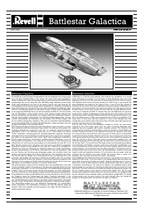 Manual de uso Revell set 04987 Space and Scifi Battlestar Galactica