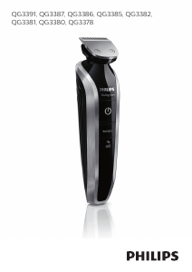 Manual Philips QG3378 Hair Clipper