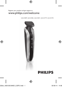 Hướng dẫn sử dụng Philips QG3379 Tông-đơ cắt tóc