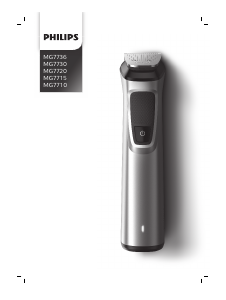 मैनुअल Philips MG7730 दाढ़ी का ट्रिमर