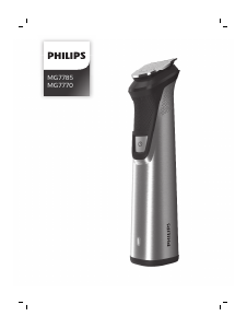 Manual de uso Philips MG7785 Barbero