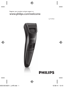 Hướng dẫn sử dụng Philips QT3900 Máy tỉa râu