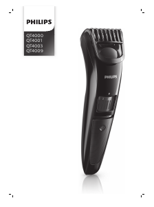 Manual Philips QT4001 Beard Trimmer