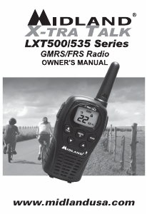 Manual Midland LXT500 Walkie-talkie