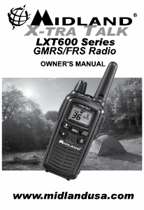 Manual Midland LXT600 Walkie-talkie