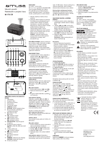 Manuál Muse M-178 CR Rádio s alarmem