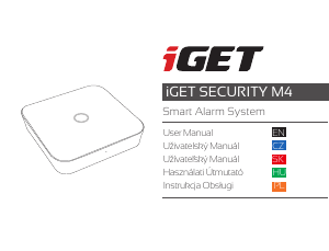 Návod iGet Security M4 Zabezpečovací systém