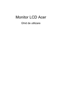 Manual Acer ED270RP Monitor LCD