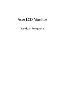Panduan Acer EEB243YU Monitor LCD