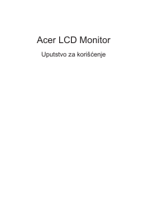 Priručnik Acer EG240YP LCD zaslon