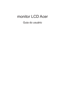 Manual Acer EH301CUR Monitor LCD