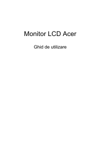 Manual Acer EI292CURP Monitor LCD