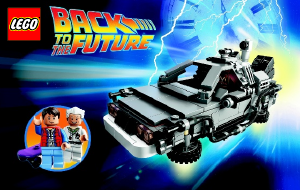 Manual Lego set 21103 Ideas The DeLorean time machine