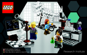 Bedienungsanleitung Lego set 21110 Ideas Research institute