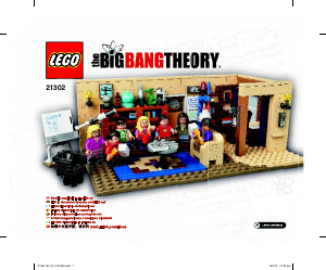 Käyttöohje Lego set 21302 Ideas The Big Bang Theory