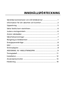 Bruksanvisning Acer GN246HL LCD skärm