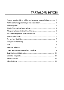 Használati útmutató Acer GN276HL LCD-monitor