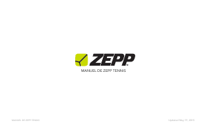 Mode d’emploi Zepp Tennis Analyseur de swing