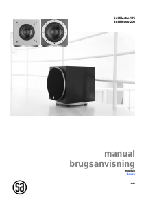 Brugsanvisning System Audio SubElectro 200 Subwoofer