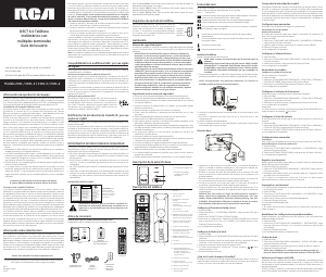 Manual de uso RCA 2101-3 Teléfono inalámbrico